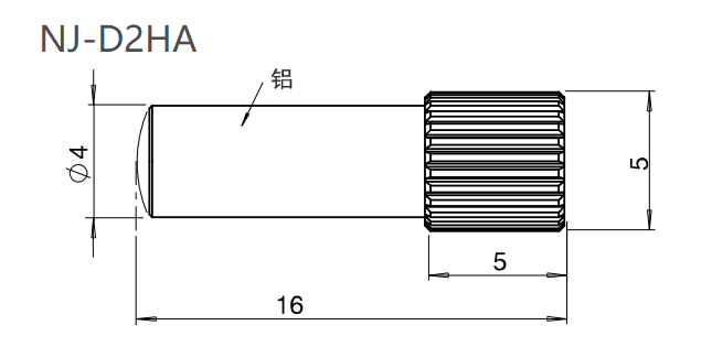 NJ-D2HA 焦点距离7±2尺寸结构